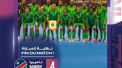 Photo of المنتخب الموريتاني لكرة الصالات يتغلب على نظيره الناميبي في الكأس الإفريقية