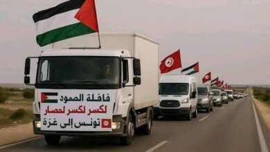 Photo of بمشاركة موريتانية.. قافلة “الصمودالمغاربية” تنطلق من تونس باتجاه غزة