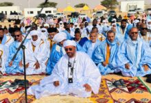 Photo of الشيخ عبد العزيز ولد الشيخ اياه يأمو المصلين صباح اليوم في النيمجاط